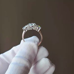 Solid 10k gold 4c moissanite ring